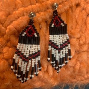 Native American beaded earrings